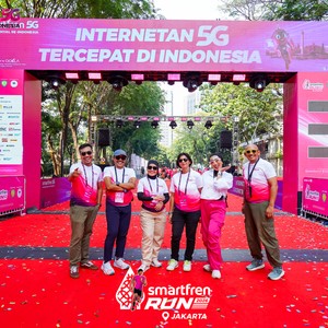 Race photo from SMARTFREN RUN 2026