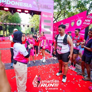 Race photo from SMARTFREN RUN 2026
