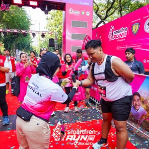 Race photo from SMARTFREN RUN 2026