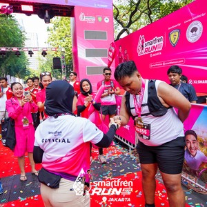 Race photo from SMARTFREN RUN 2026