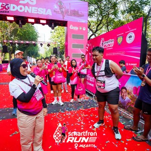 Race photo from SMARTFREN RUN 2026