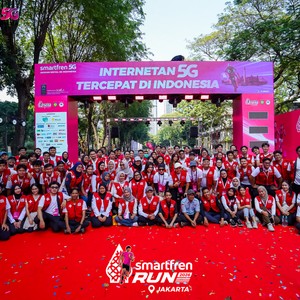 Race photo from SMARTFREN RUN 2026