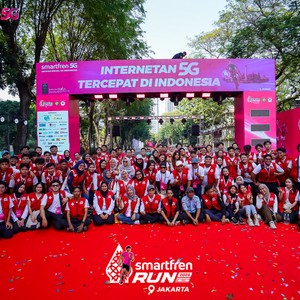 Race photo from SMARTFREN RUN 2026