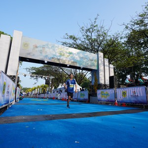 Race photo from BOGORUN 2026