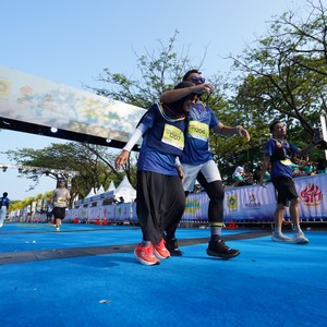 Race photo from BOGORUN 2026