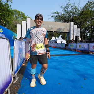 Race photo from BOGORUN 2026