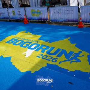 Race photo from BOGORUN 2026