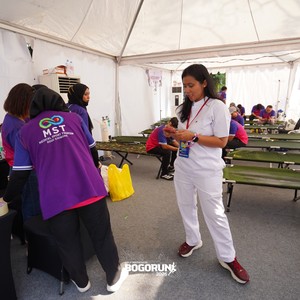 Race photo from BOGORUN 2026