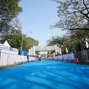 Race photo from BOGORUN 2026