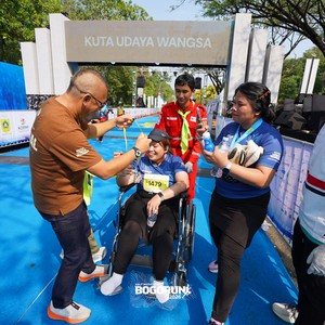 Race photo from BOGORUN 2026
