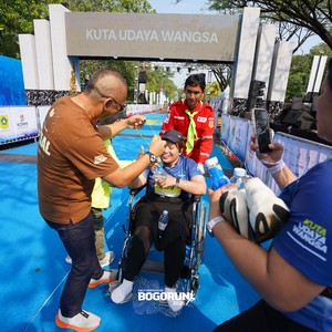 Race photo from BOGORUN 2026