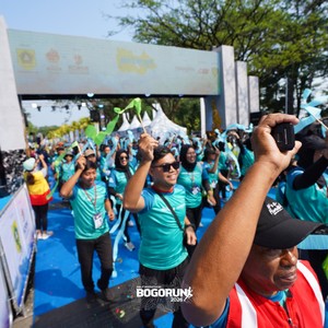 Race photo from BOGORUN 2026