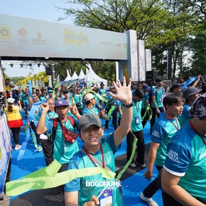 Race photo from BOGORUN 2026