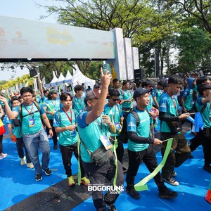 Race photo from BOGORUN 2026