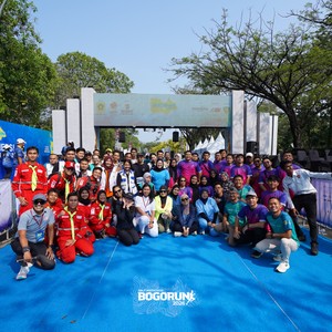 Race photo from BOGORUN 2026