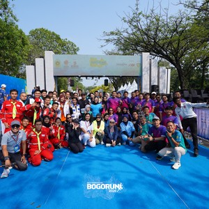 Race photo from BOGORUN 2026