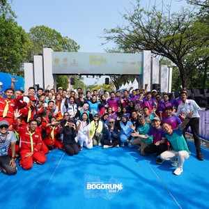 Race photo from BOGORUN 2026