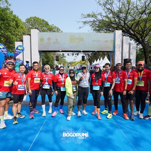 Race photo from BOGORUN 2026