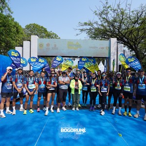Race photo from BOGORUN 2026
