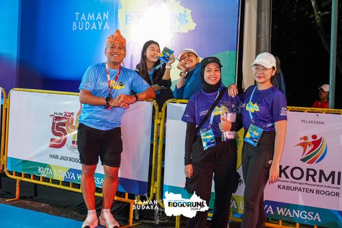 Race photo from Taman Budaya x BOGORUN 2025