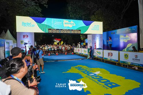 Race photo from Taman Budaya x BOGORUN 2025