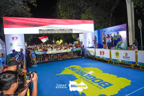 Race photo from Taman Budaya x BOGORUN 2025