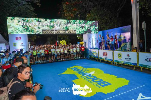Race photo from Taman Budaya x BOGORUN 2025