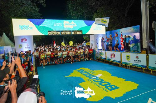 Race photo from Taman Budaya x BOGORUN 2025