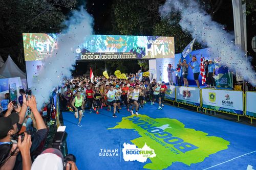 Race photo from Taman Budaya x BOGORUN 2025