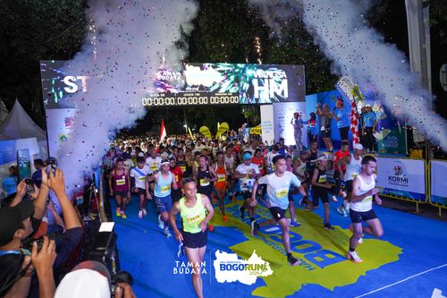 Race photo from Taman Budaya x BOGORUN 2025