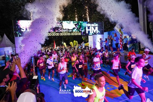 Race photo from Taman Budaya x BOGORUN 2025