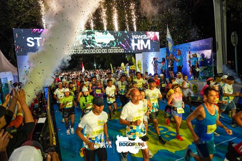 Race photo from Taman Budaya x BOGORUN 2025