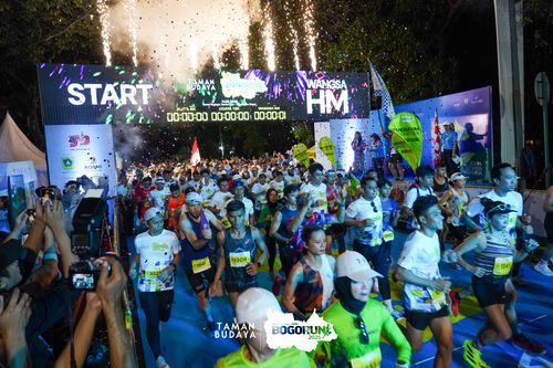 Race photo from Taman Budaya x BOGORUN 2025