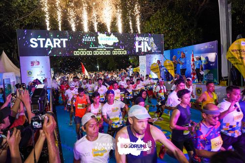 Race photo from Taman Budaya x BOGORUN 2025