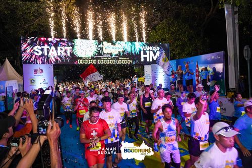 Race photo from Taman Budaya x BOGORUN 2025