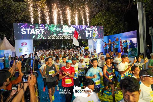 Race photo from Taman Budaya x BOGORUN 2025