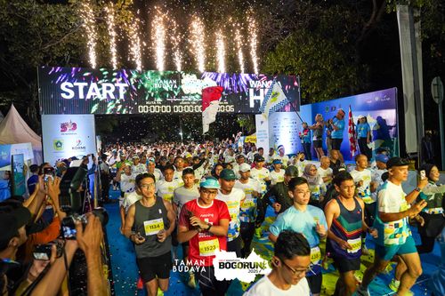 Race photo from Taman Budaya x BOGORUN 2025