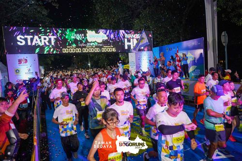 Race photo from Taman Budaya x BOGORUN 2025