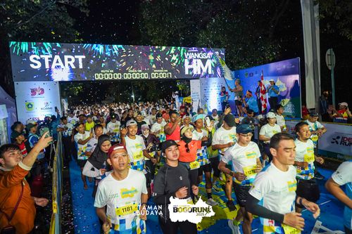 Race photo from Taman Budaya x BOGORUN 2025