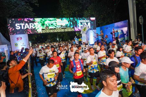 Race photo from Taman Budaya x BOGORUN 2025