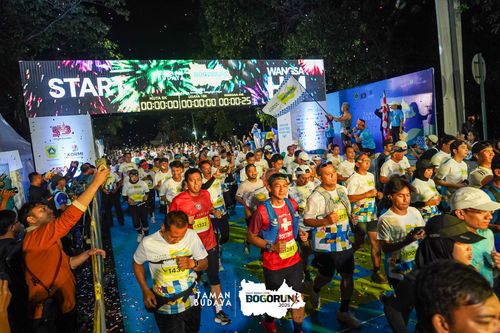 Race photo from Taman Budaya x BOGORUN 2025