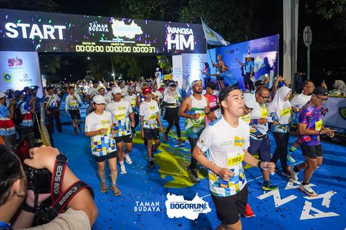 Race photo from Taman Budaya x BOGORUN 2025