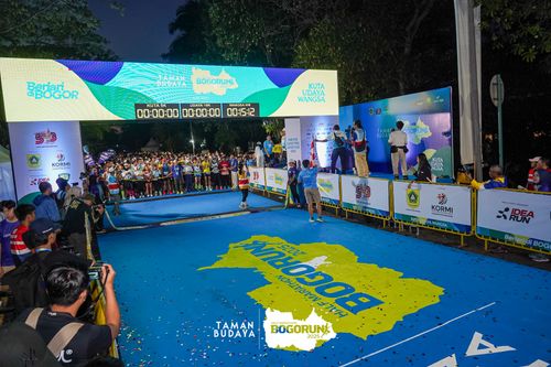 Race photo from Taman Budaya x BOGORUN 2025