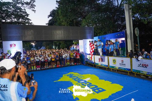 Race photo from Taman Budaya x BOGORUN 2025