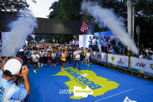 Race photo from Taman Budaya x BOGORUN 2025