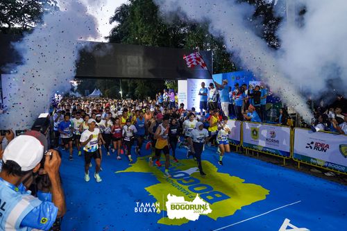 Race photo from Taman Budaya x BOGORUN 2025