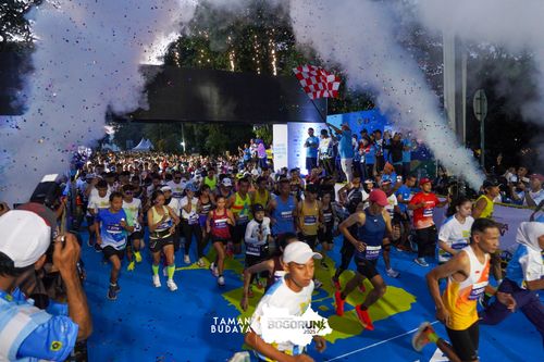 Race photo from Taman Budaya x BOGORUN 2025