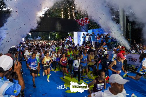 Race photo from Taman Budaya x BOGORUN 2025