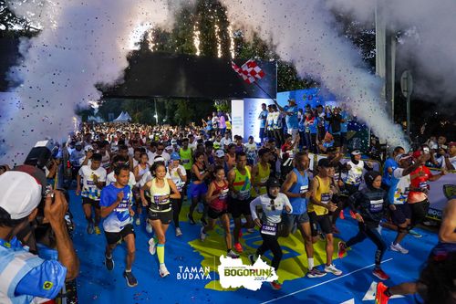 Race photo from Taman Budaya x BOGORUN 2025