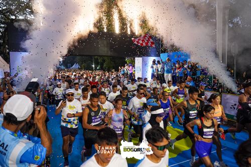 Race photo from Taman Budaya x BOGORUN 2025